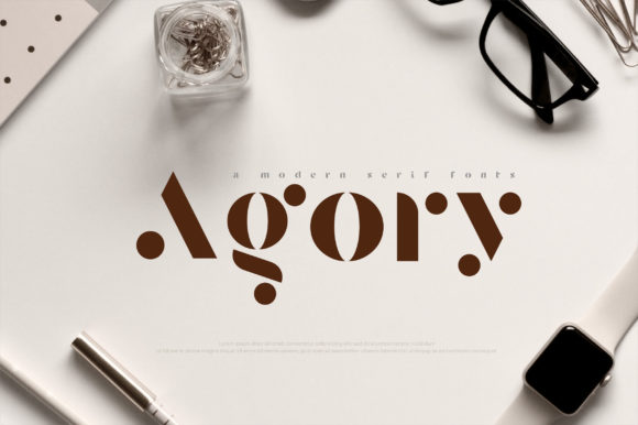 Agory: A Bold Display Font for Impactful Design