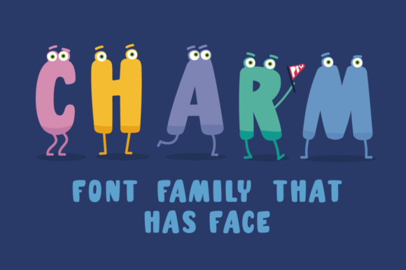 Charm: A Chunky, Friendly Font for Playful Projects