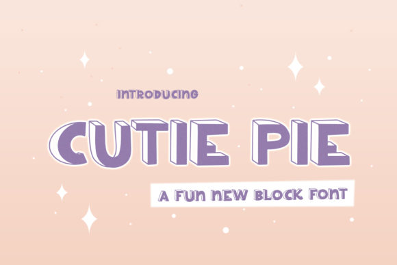 Cutie Pie: The Display Font That Brings Friendly Charm to Your Projects