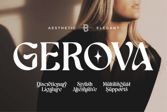 Gerova: Mastering Modern Luxury in Serif Typography