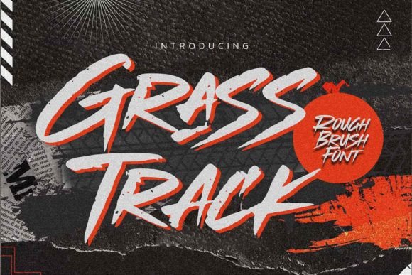Grasstrack: The Brush Font with Natural Movement
