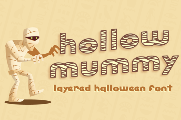 Hollow Mummy: A Bold Display Font for Authentic Creative Projects