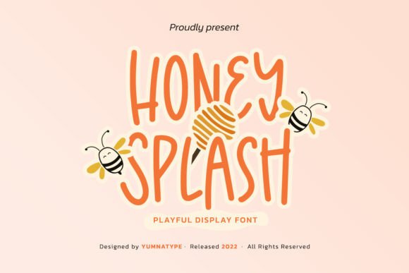 Honey Splash: The Handwritten Font with a Warm, Welcoming Vibe