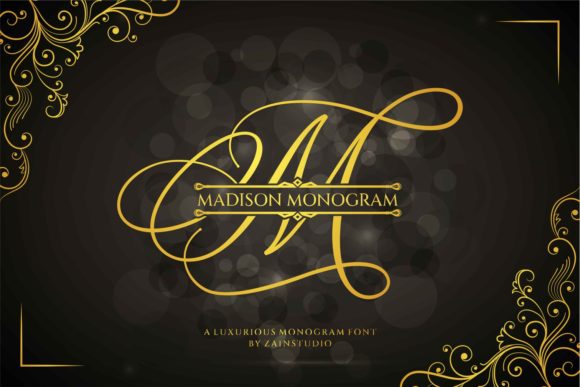 Madison Monogram: Where Calligraphy Meets Timeless Elegance