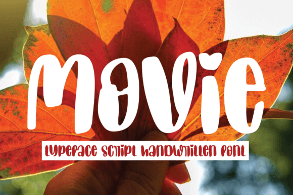 Movie: A Playful Handwritten Font for Creative Projects