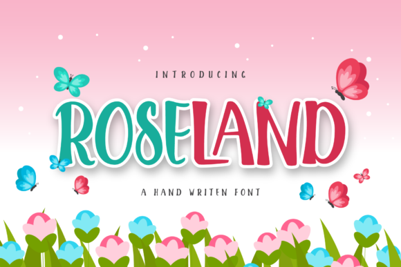 Roseland: A Bold Display Font with a Natural Soul