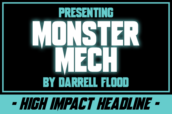 Unleash Bold Design with Monster Mech Font