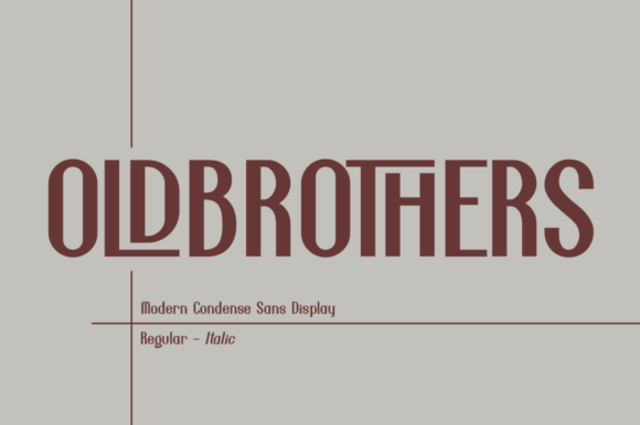 Why Old Brothers is the Bold Typeface Your Brand Needs